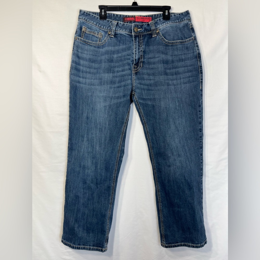 Men's Rock & Roll Medium Stone Wash Denim Jeans Size 38 x 30